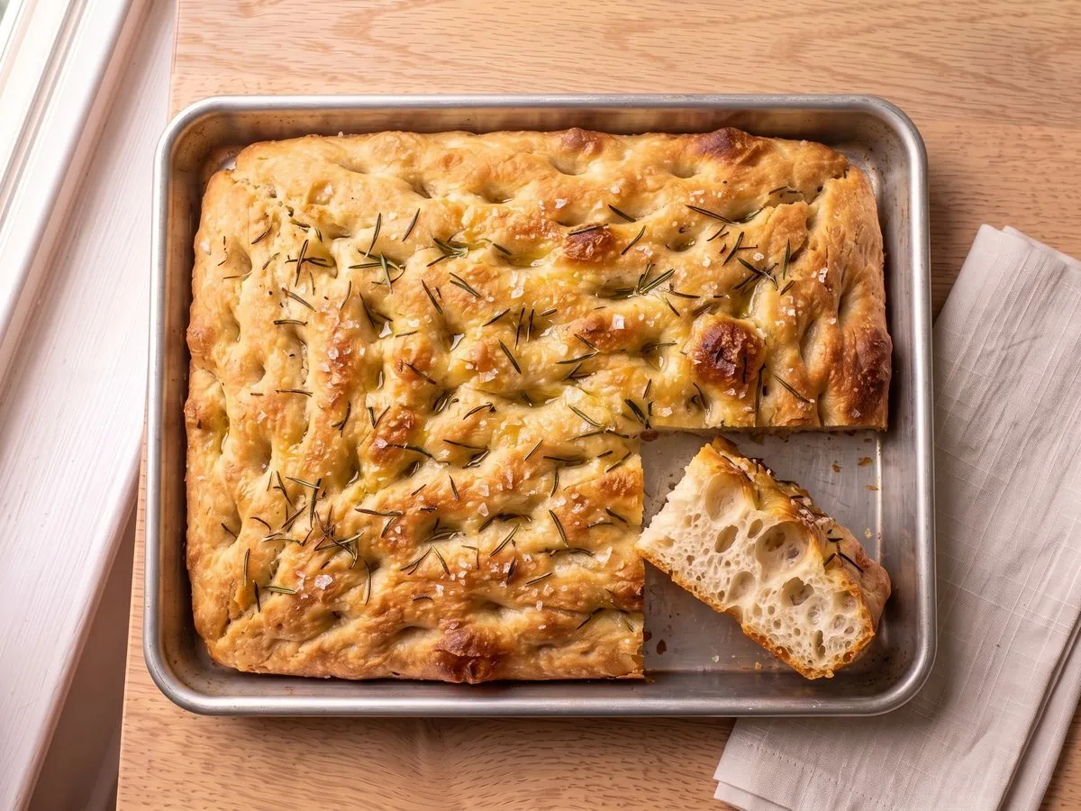 No-Knead Focaccia