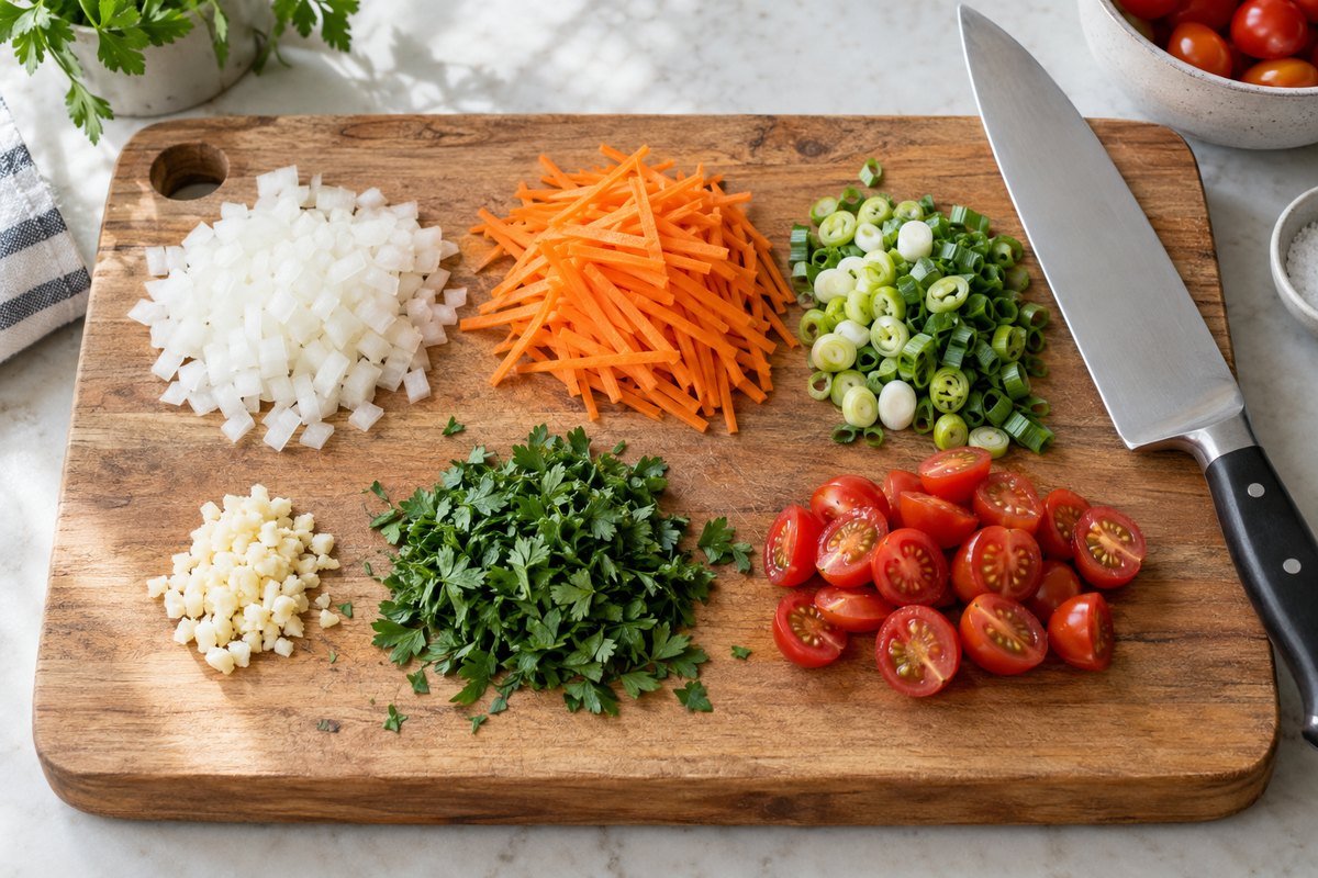 The five knife cuts that cover almost every dinner